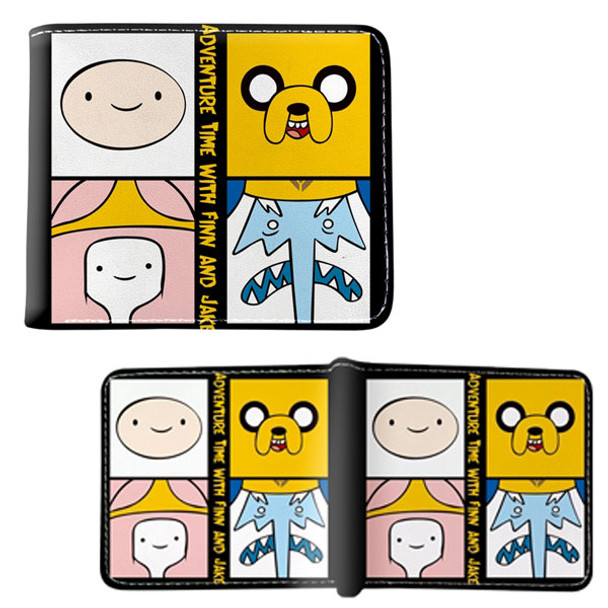 Characters Square - Adventure Time 4x5" BiFold Wallet Characters Square - Adventure Time 4x5" BiFold Wallet