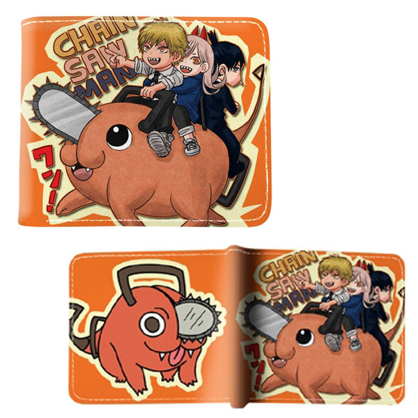 Chibi Pochita - Chainsaw Man 4x5" BiFold Wallet