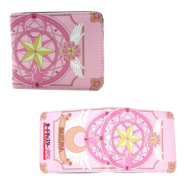 Sakura Card Arc - Cardcaptor Sakura 4x5" BiFold Wallet Sakura Card Arc - Cardcaptor Sakura 4x5" BiFold Wallet