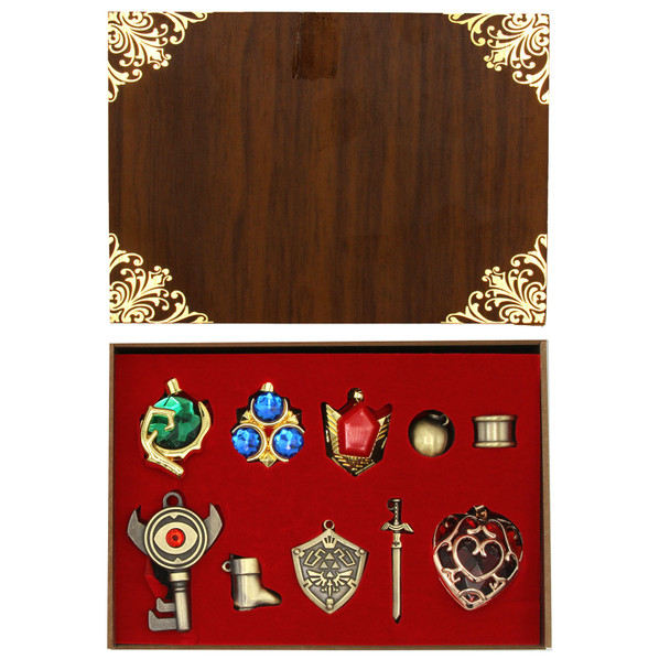 Boss Key - Legend of Zelda 10 Pcs. Necklace Pendant Set