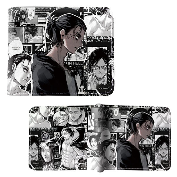 Comics Style Season 4 - Attack on Titan 4x5" BiFold Wallet