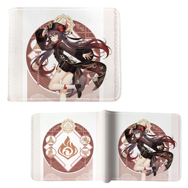 Hu Tao Poster - Genshin Impact 4x5" BiFold Wallet