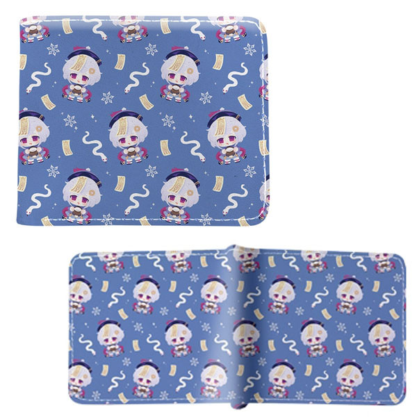 Qiqi Patterns - Genshin Impact 4x5" BiFold Wallet
