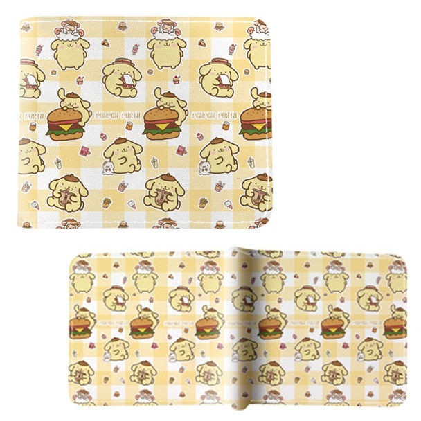 Pompompurin Pattern - Hello Kitty 4x5" BiFold Wallet
