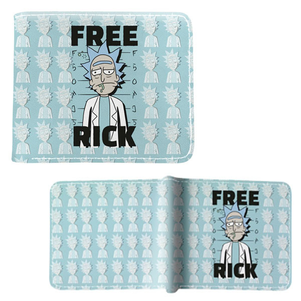 Free Rick - Rick and Morty 4x5" BiFold Wallet