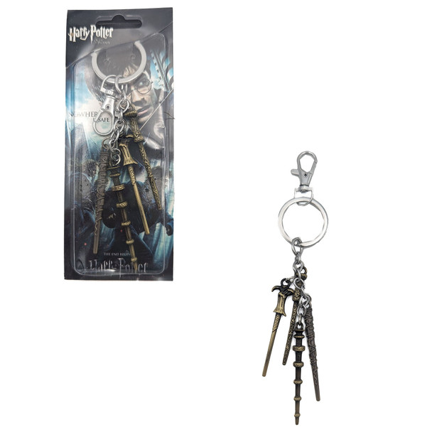 Wands - Harry Potter 4 Pcs. Keychain