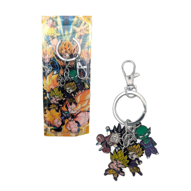 Kid Goku SS Gohan Piccolo - Dragon Ball Z 4 Pcs. Keychain