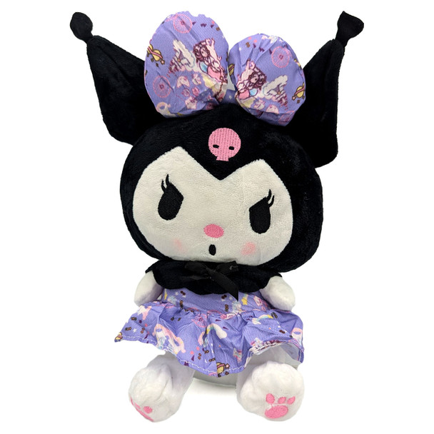 Kuromi Purple Dress - Hello Kitty 10" Plush