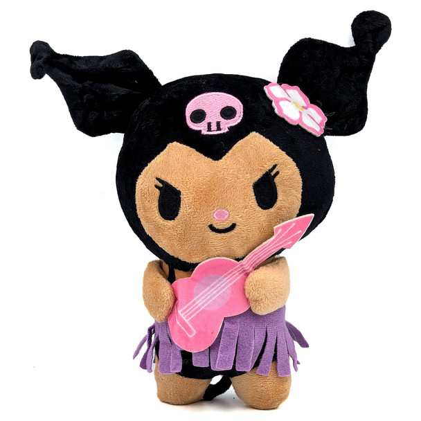 Kuromi Hawaii Ukulele - Hello Kitty 8" Plush