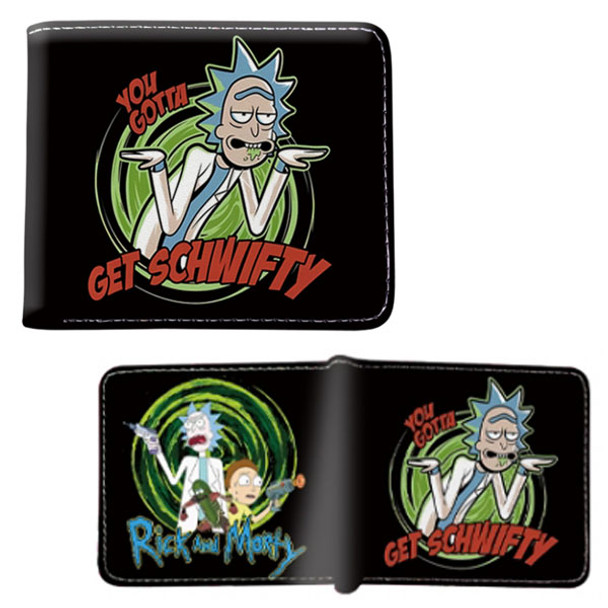 You Gotta Get Schwifty - Rick and Morty 4x5" BiFold Wallet You Gotta Get Schwifty - Rick and Morty 4x5" BiFold Wallet