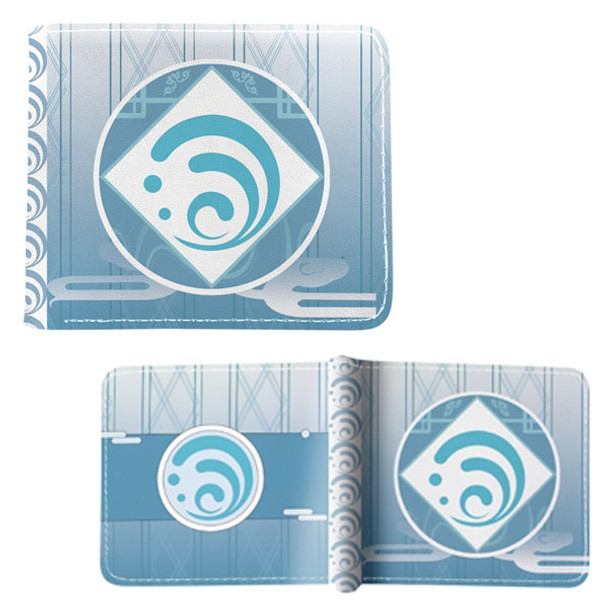 Hydro Vision - Genshin Impact 4x5" BiFold Wallet Hydro Vision - Genshin Impact 4x5" BiFold Wallet