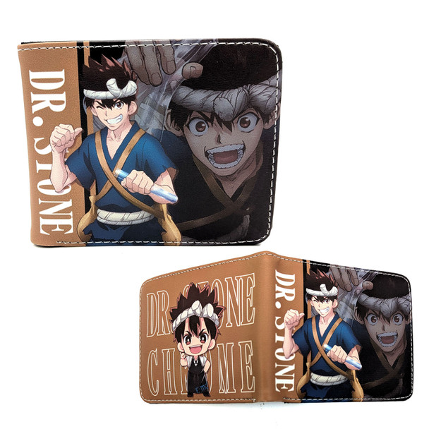 Chrome - Dr. Stone 4x5" BiFold Wallet