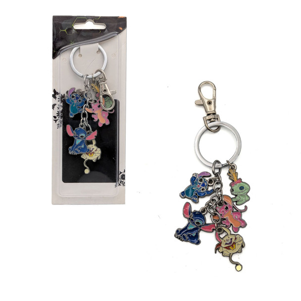 Angel Clip Sparky & Stitch - Lilo & Stitch 5 Pcs. Keychain