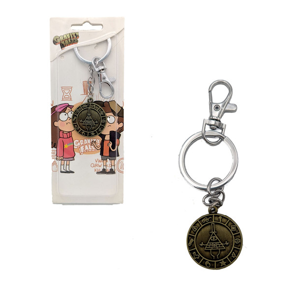 Bill Cipher Wheel - Gravity Falls Keychain