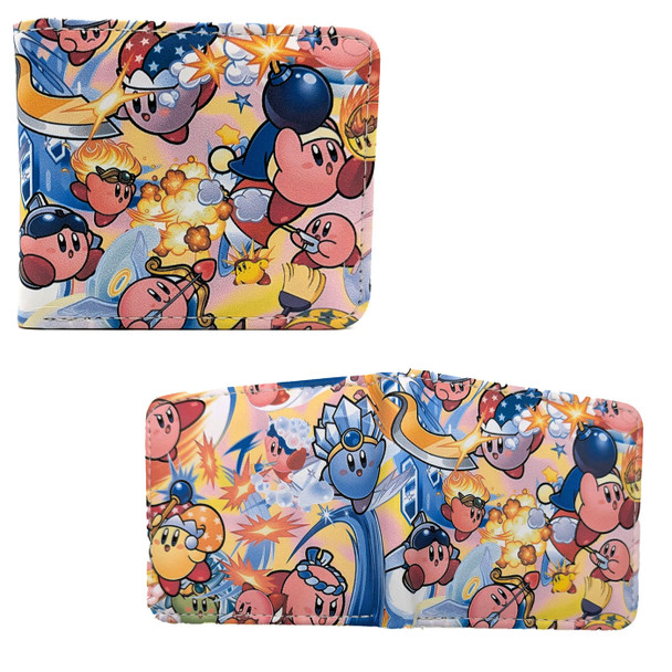 Kirby Copy Ability Battle - Kirby 4x5" BiFold Wallet