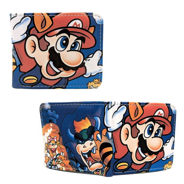 Flying Squirrel Mario - Super Mario Bros 4x5" BiFold Wallet