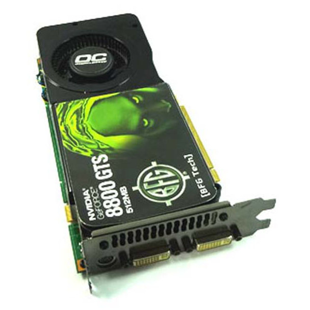 VGA Graphics Card GeForce 8800GTS 512 MB PCI Express (BFG)