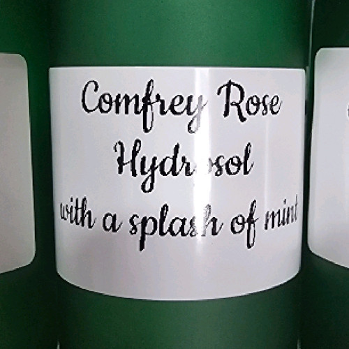 Comfrey Rose splash of mint Hydrosol Comfrey Rose splash of mint Hydrosol