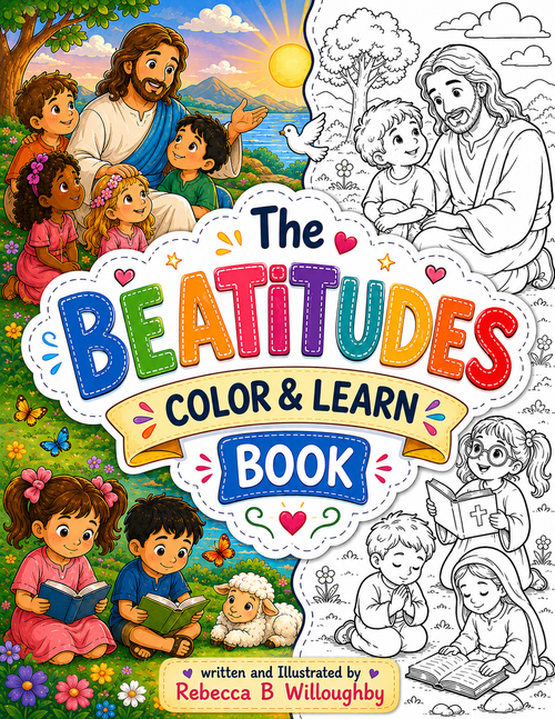 The Beatitudes Color & Learn