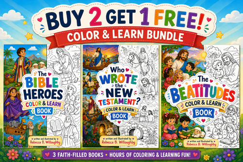Color & Learn Bundles Buy 2 get one FREE