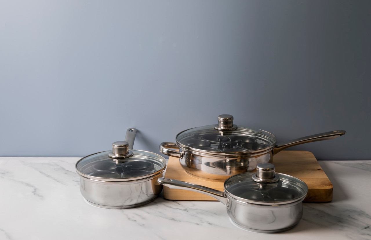 KitchenCraft Poacher Per Uova In Camicia - Padella 4 Uova Antiaderente Per Induzione - Foto 11