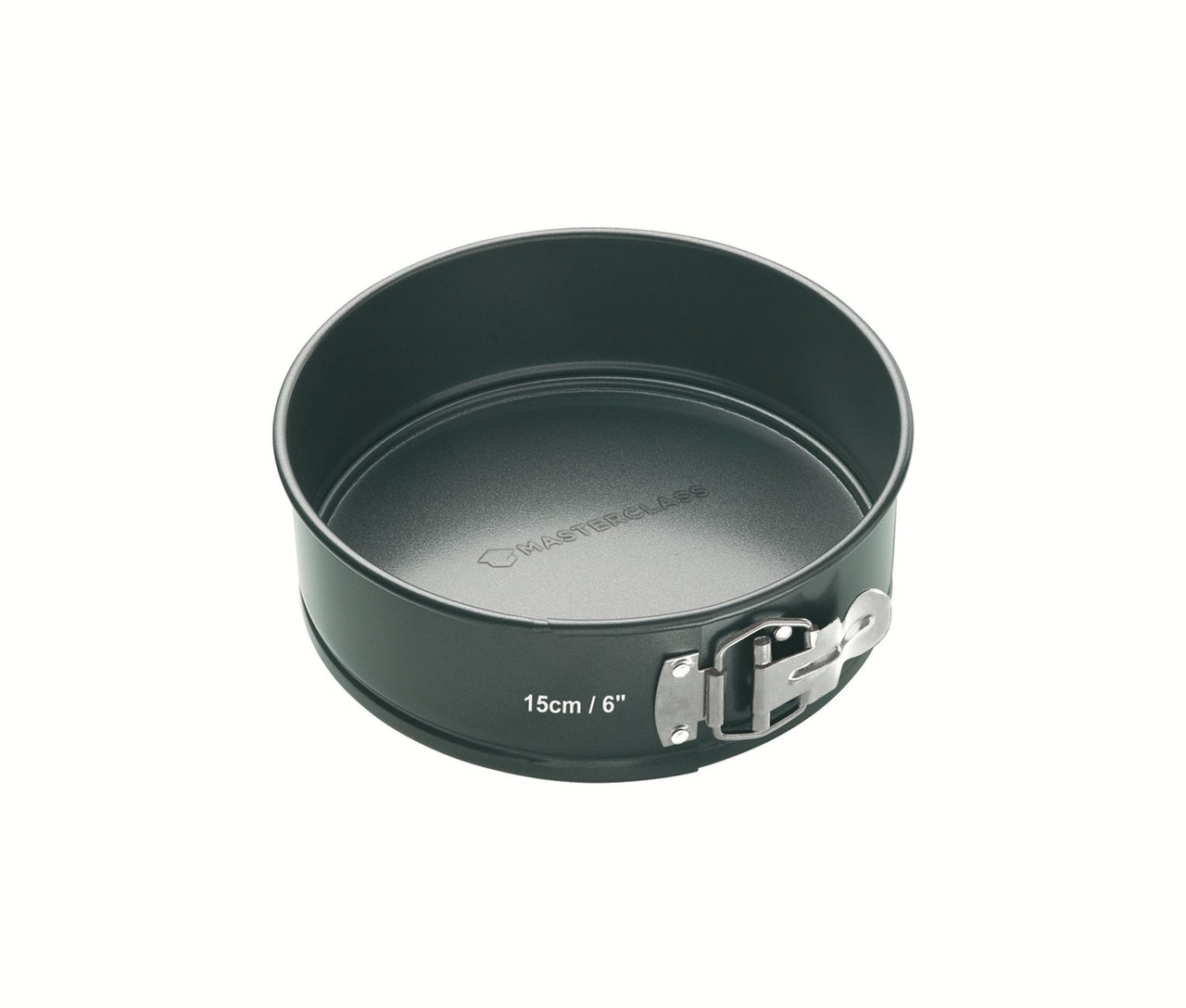 MasterClass KCMCHB45 30 cm Springform Cake Tin with Loose Base and PFOA Non  Stick, Robust 1 mm Carbon Steel, 12 Inch Extra Large Round Pan, Grey