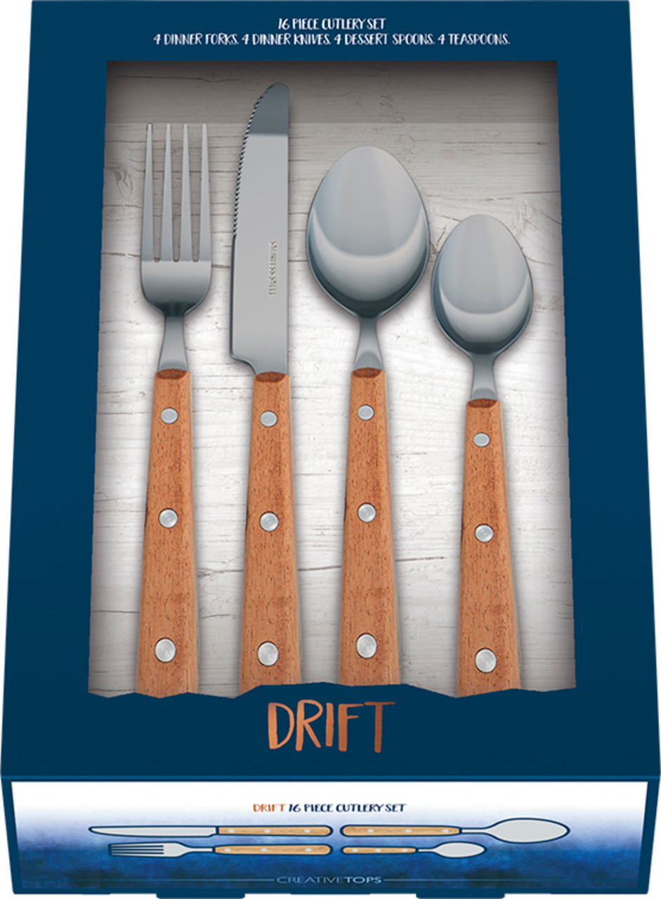 Mikasa Drift 16 Piece Cutlery Set Lifetime Brands Europe