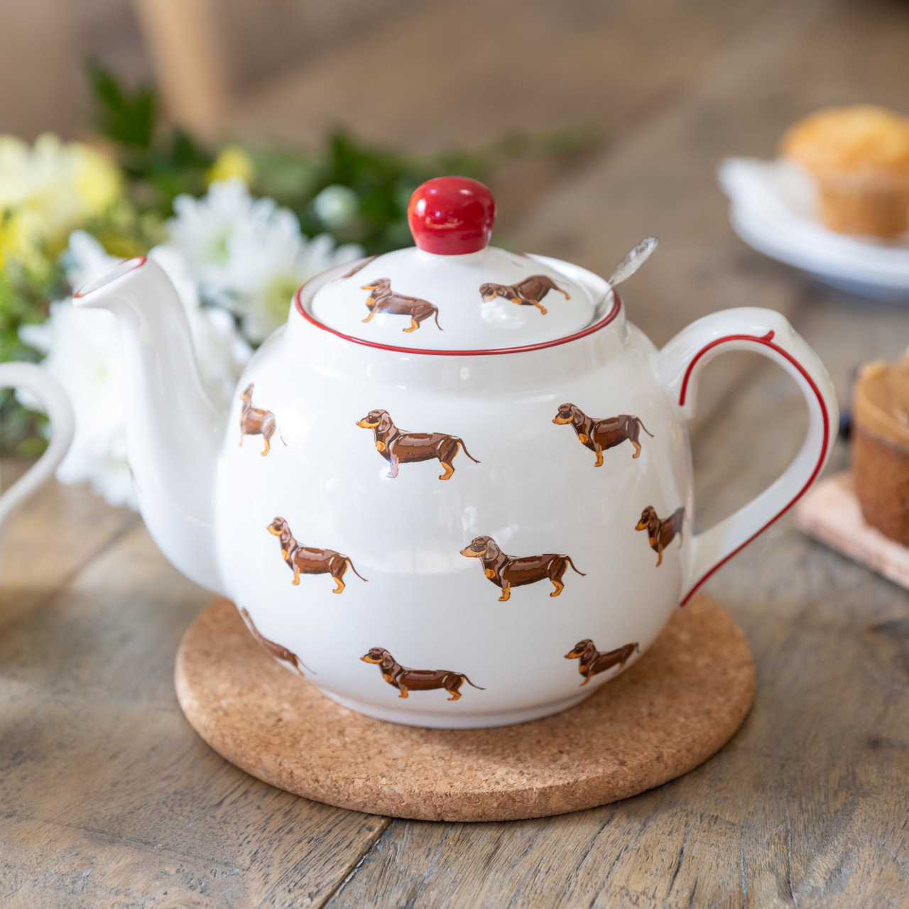 London Pottery Farmhouse Dog Teapot and Infuser, 4-Cup - Lifetime Brands  Europe