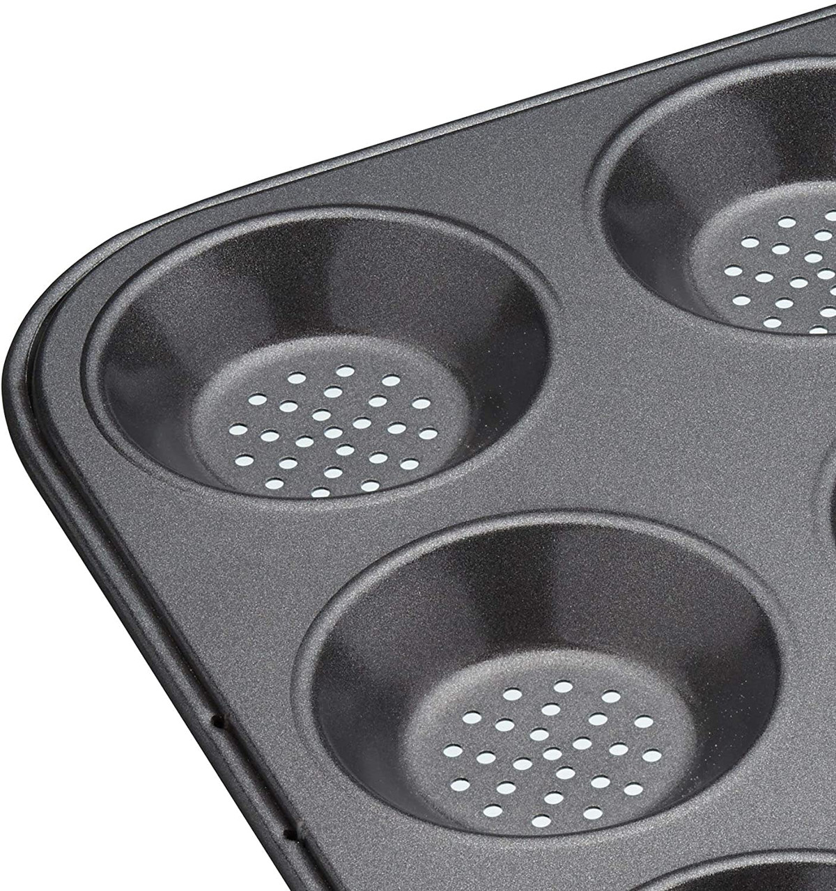 Baking Tin: 12 Hole MasterClass Crusty Bake Shallow Tin, Non-Stick