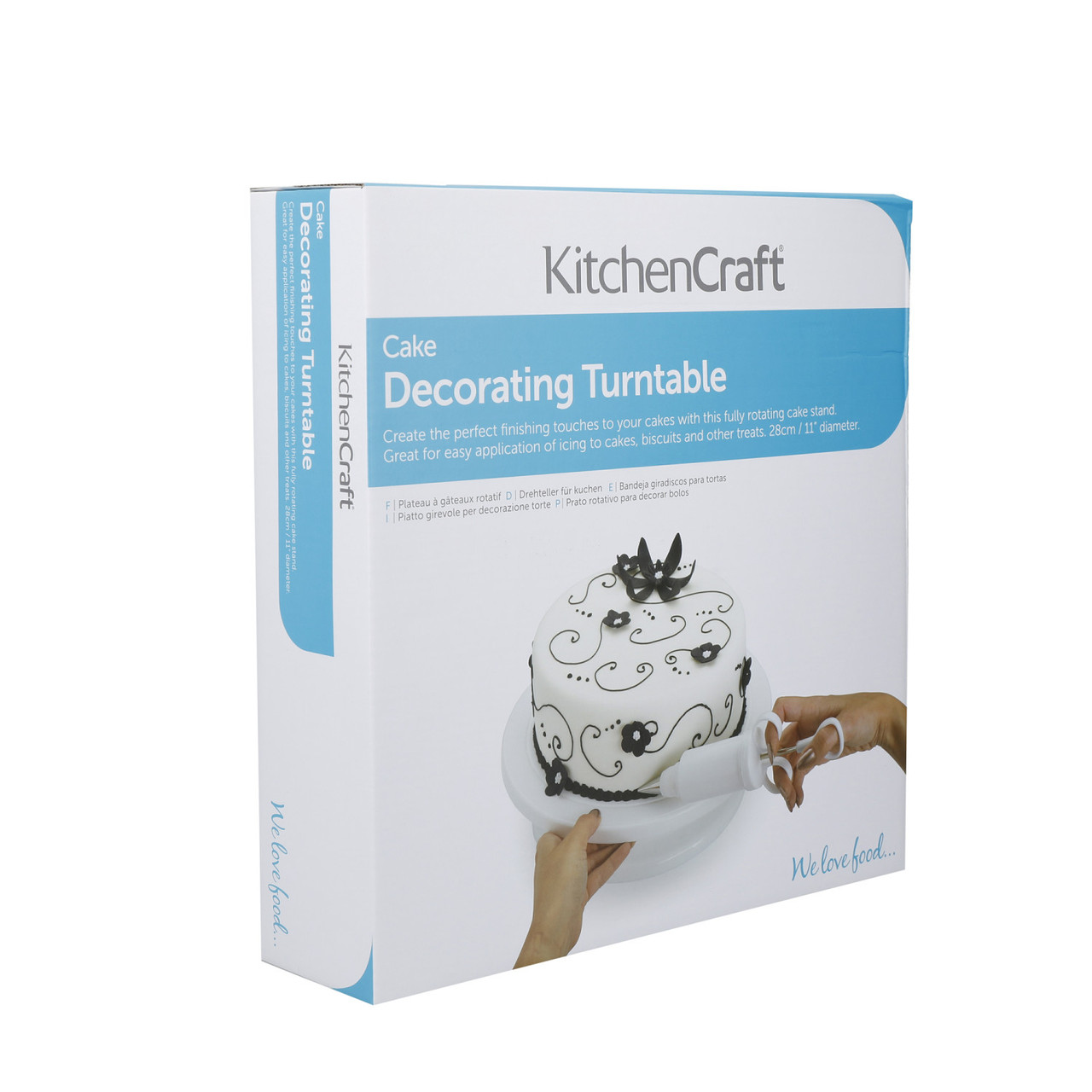 Two-Sided Decorating Turntable for Cakes