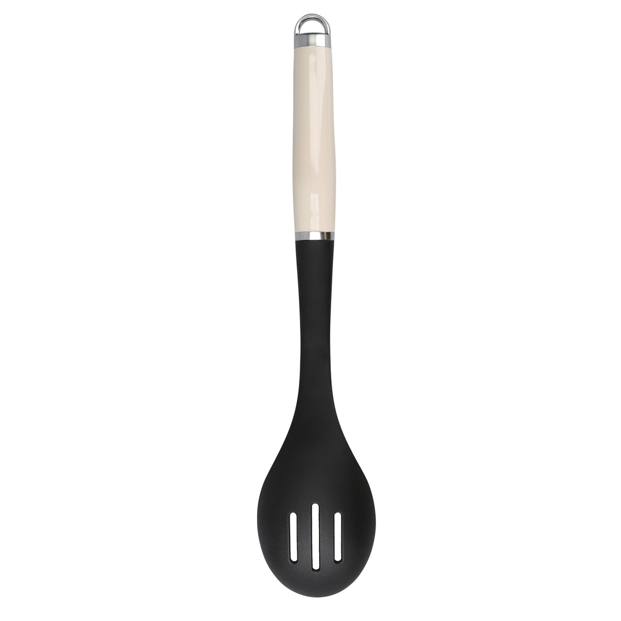 KitchenAid Nylon Slotted Spoon Almond Cream Lifetime Brands Europe
