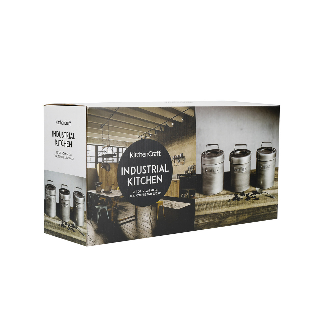 Huilier Et Vinaigrier Vintage Avec Support Métal - KitchenCraft Industrial, 2 Bouteilles 225 Ml, 13x7x28 Cm - 12