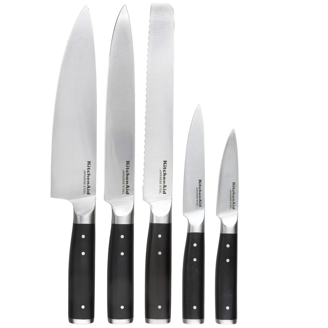 KitchenAid Classic 6-Piece Knife Set with Block, Sharp High-Carbon