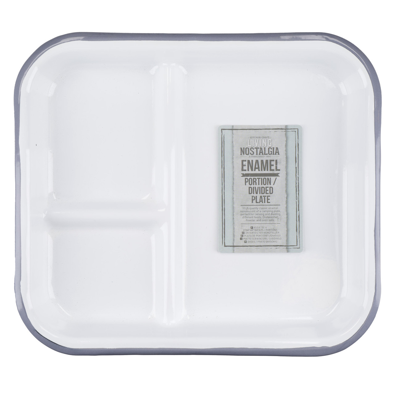 Living Nostalgia Enamel Camping Plate Lifetime Brands Europe