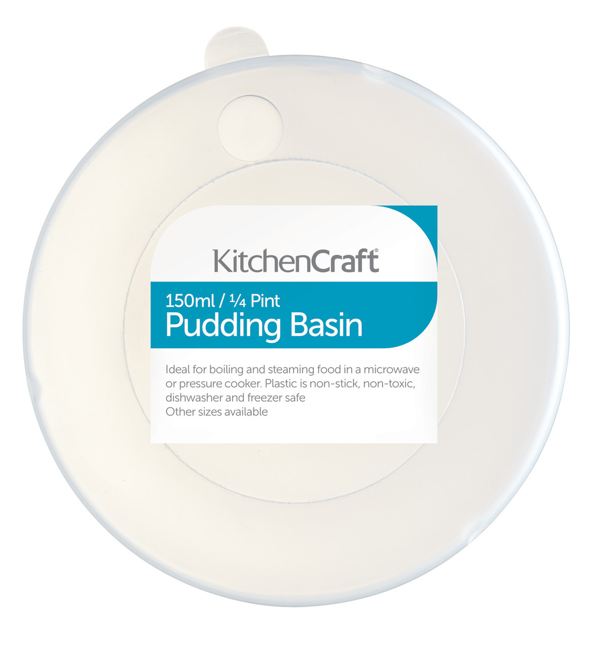 KitchenCraft Plastic Pudding Basin and Lid, 150ml Lifetime Brands Europe