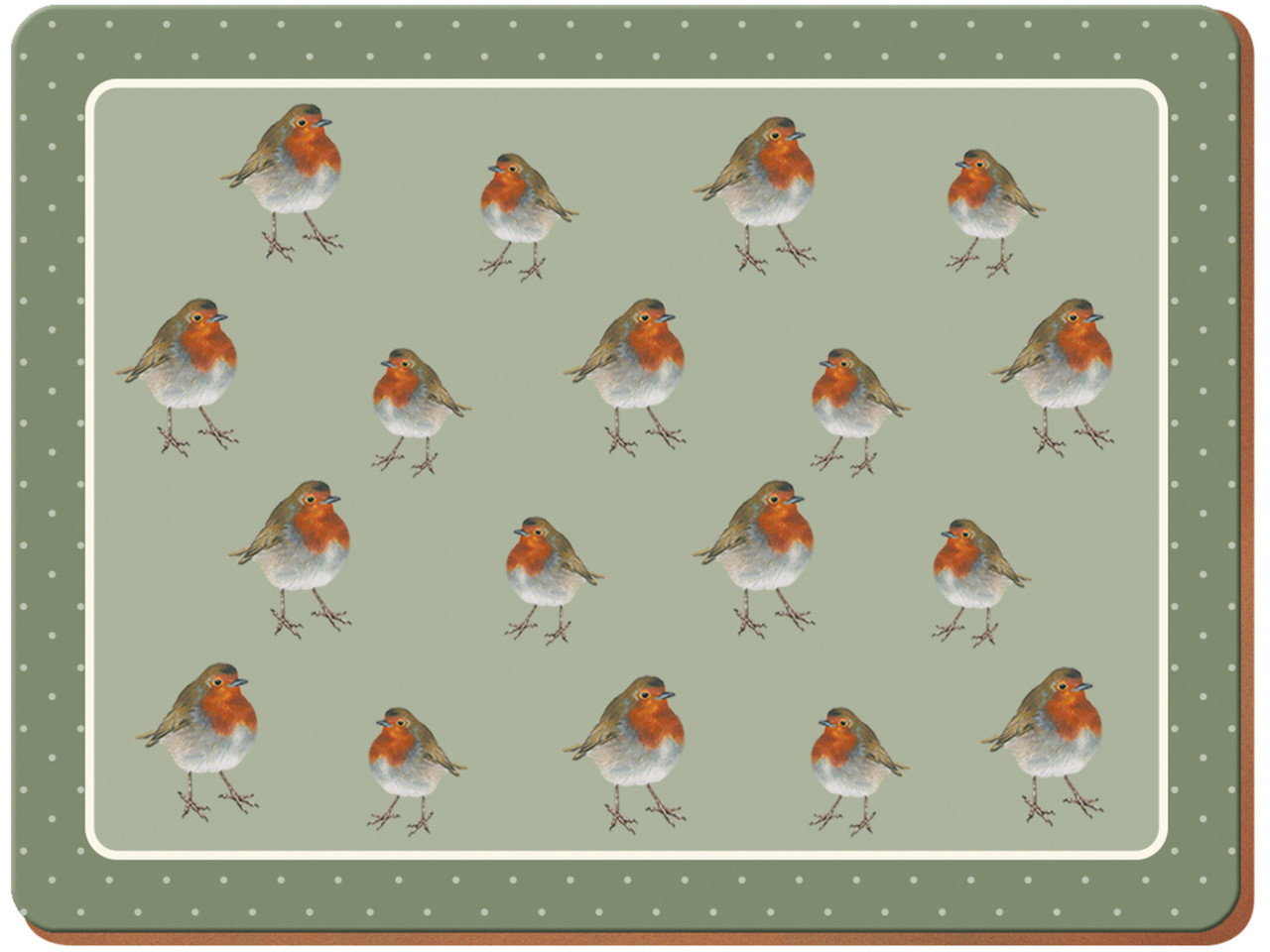 Creative Tops Into The Wild Set of 6 Robin Placemats Lifetime Brands
