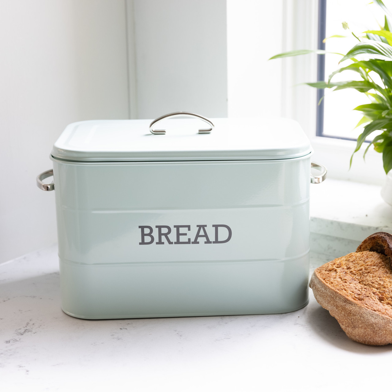 Living Nostalgia Vintage Blue Bread Bin Lifetime Brands Europe