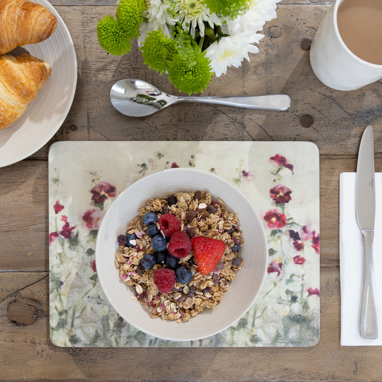 Creative Tops Wild Field Poppies Pack Of 6 Premium Placemats Lifetime