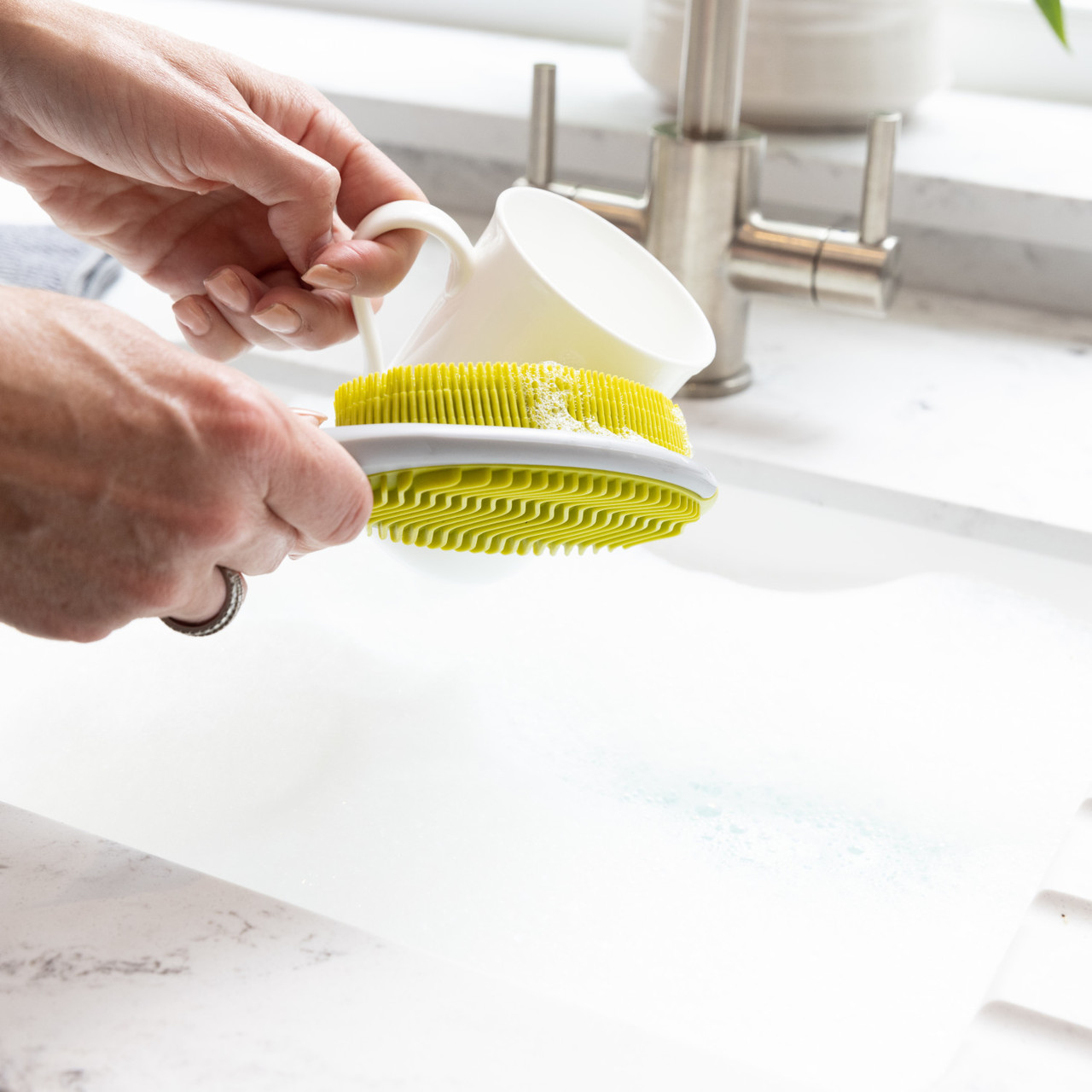 KitchenCraft Antibacterial Cleaning Scrubbing Brush Lifetime Brands