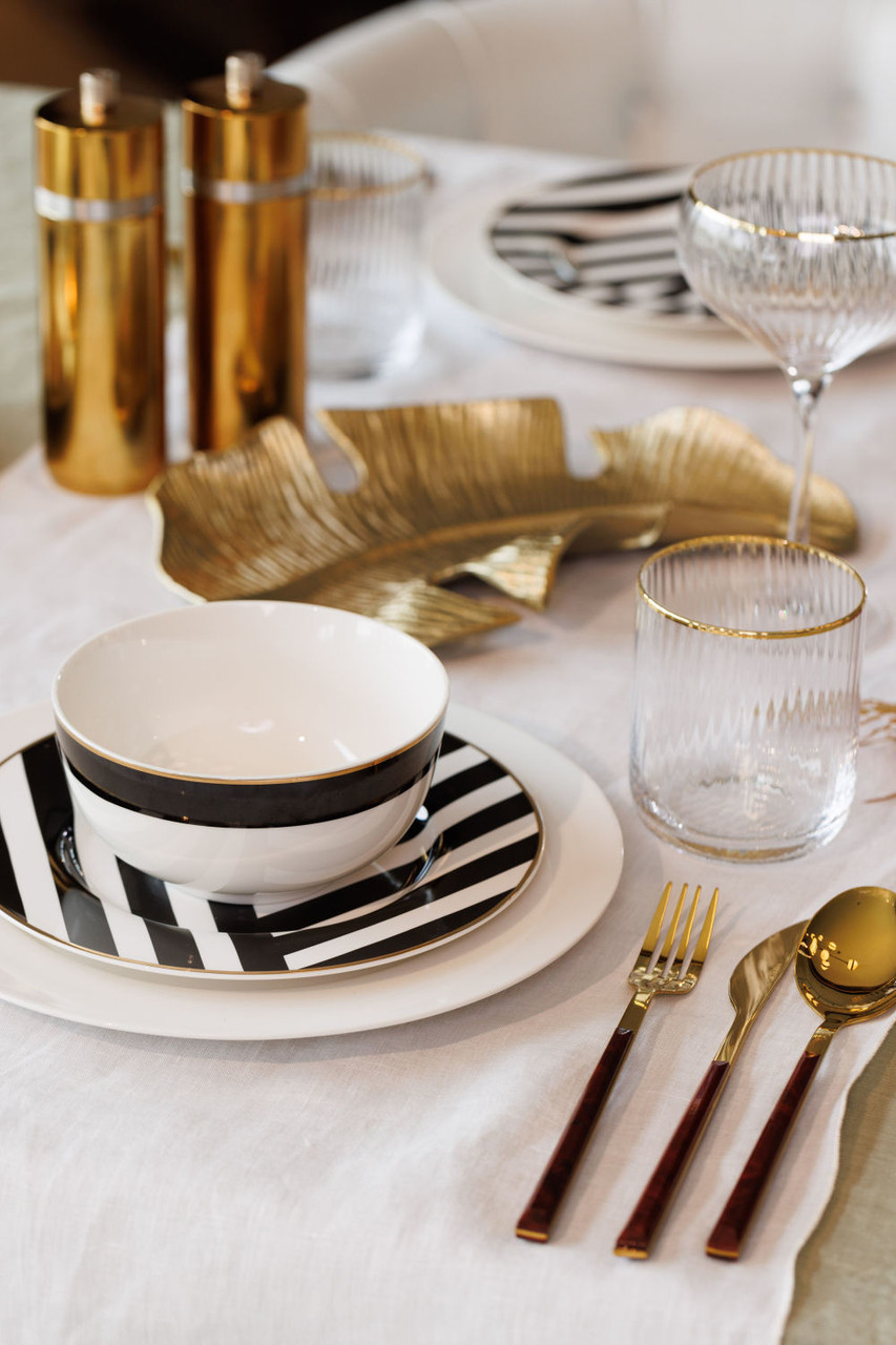 Mikasa Luxe Deco 12Piece China Dinner Set Lifetime Brands Europe