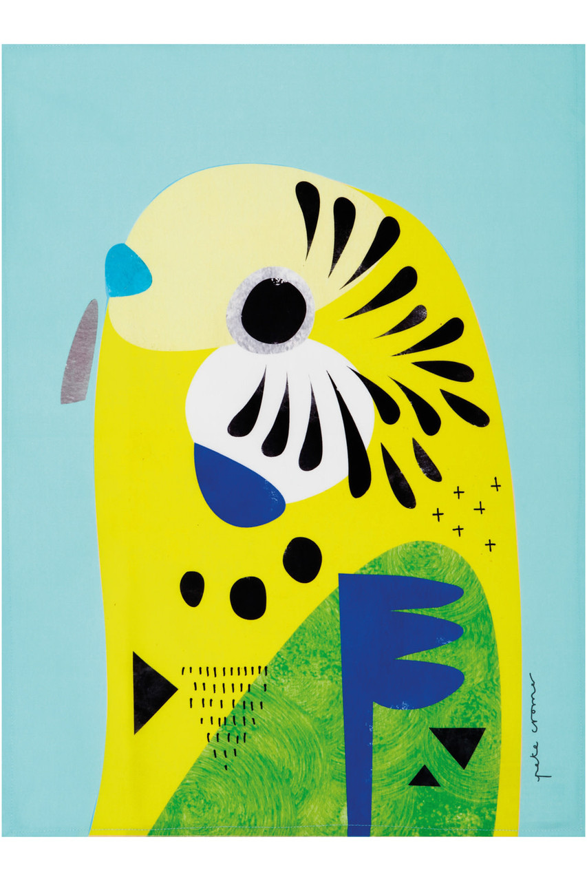 Maxwell & Williams Pete Cromer Budgerigar Tea Towel Lifetime Brands
