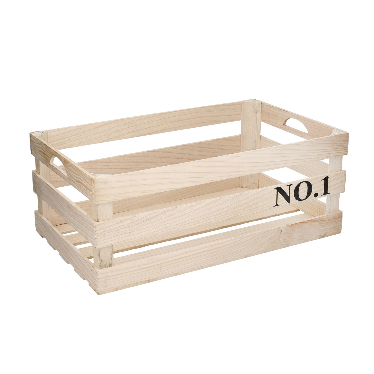 Natural Elements Set of 3 Paulownia Wood Crates - Lifetime Brands Europe