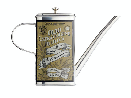 KitchenCraft World of Flavours Italian Stainless Steel Oil Can Drizzler