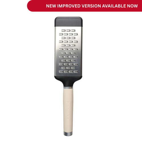 KitchenAid Etched Cheese Grater - Almond Cream - DISCONTINUED ITEM - PLEASE CLICK BELOW FOR THE NEW IMPROVED VERSION
