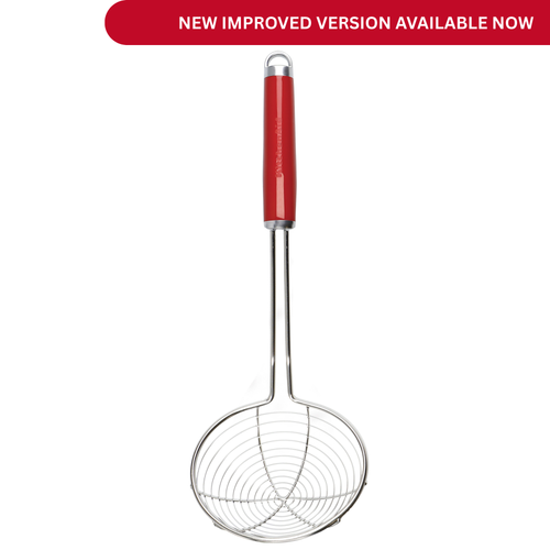 KitchenAid Stainless Steel Skimmer - Empire Red - DISCONTINUED ITEM - PLEASE CLICK BELOW FOR THE NEW IMPROVED VERSION