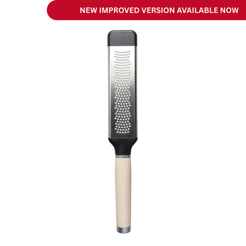 KitchenAid Etched Fine Grater - Almond Cream - DISCONTINUED ITEM - PLEASE CLICK BELOW FOR THE NEW IMPROVED VERSION