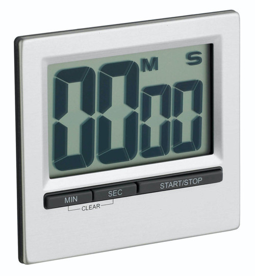 KitchenCraft Large Easy Read Chromed Timer