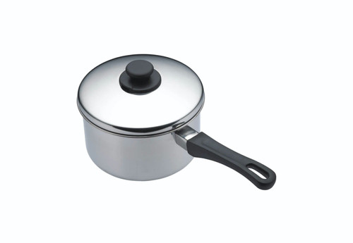 KitchenCraft Stainless Steel Extra Deep Saucepan, 12cm