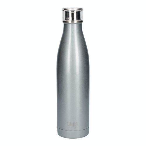 Built 740ml Double Walled Stainless Steel Water Bottle Silver
