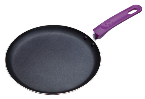Colourworks Purple Crêpe Pan with Soft Grip Handle